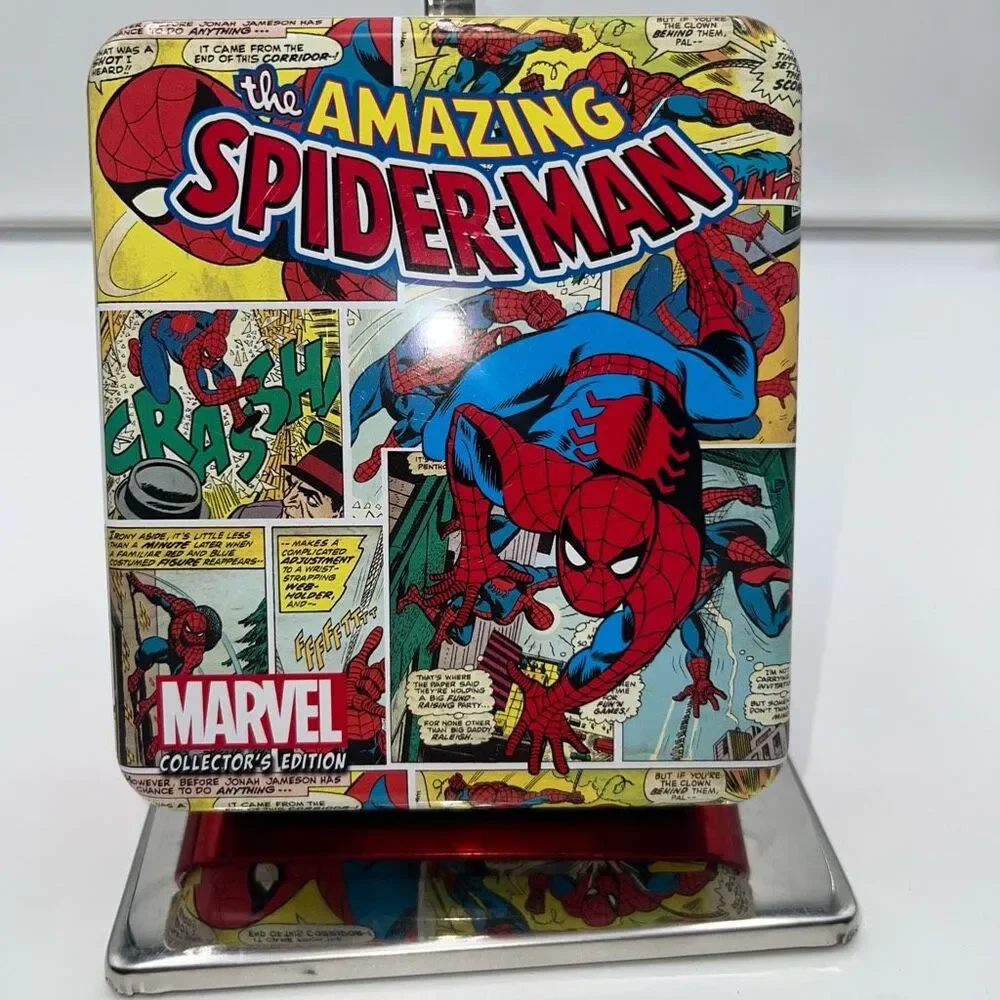Marvel Spiderman Comic Strip Wallet in Collectors Tin